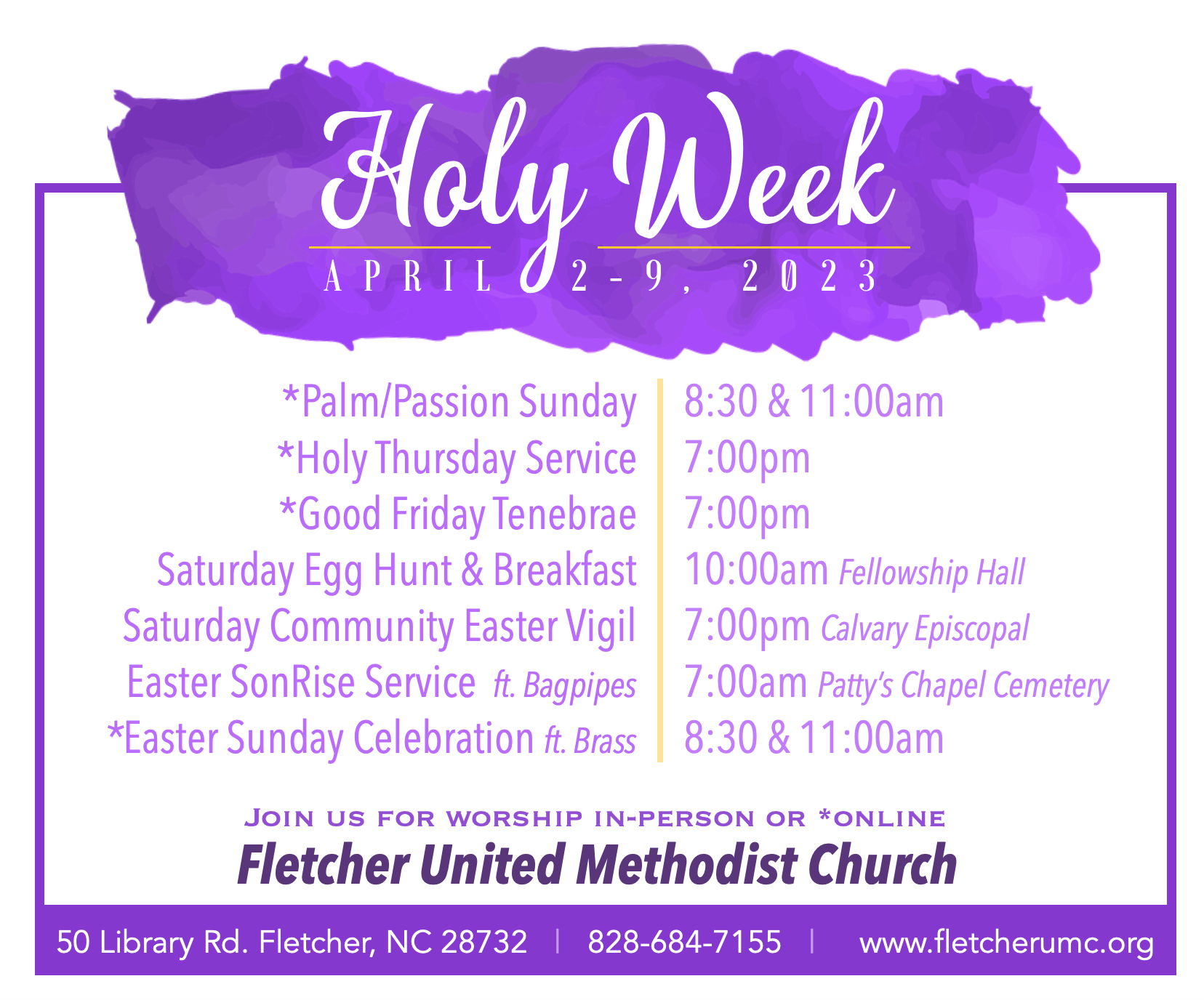 2023-holy-week-april-2nd-9th-fletcher-united-methodist-church